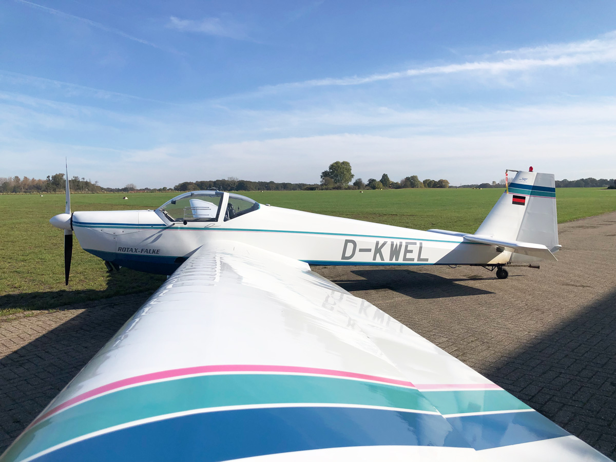 Motorsegler Scheibe SF 25 Falke